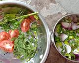 A picture of step 3 of Green coriander chutney.