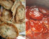 Foto del paso 4 de la receta: Tortitas de huevo con chile colorado