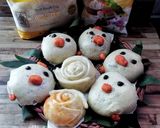 Foto langkah ke 8 dari resep Bakpao No Mixer Isi Ayam Kecap dan Selai Cokelat.