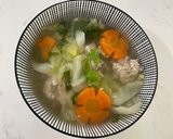 รูปขั้นตอนการทำที่ 4 ของ ต้มจืดกะหล่ำปลี อกไก่สับวุ้นเส้น คลีนๆ จร้า