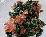 Foto del paso 2 de la receta: Omelette de espinacas y tocino