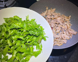 煙燻鴨肉絲炒翼豆（楊桃豆）｜家常菜｜快速料理的食譜步驟3照片