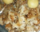 A picture of step 2 of Sattu ki litti chokha bihari platter.