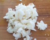 A picture of step 3 of Lo Bak Go - Steamed Chinese Radish Cake.