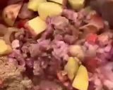 A picture of step 2 of Dum ka Qeema.