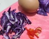 Foto langkah ke 1 dari resep Telur Dadar Kol Ungu.