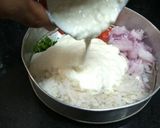 A picture of step 1 of Radish Curd salad.