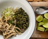 รูปขั้นตอนการทำที่ 3 ของ ลาบเห็ด-มะระขี้นกย่าง🧄🌿🫚🌶️🍄