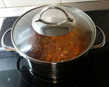 Foto del paso 4 de la receta: Ragout de pavo al ajillo con guarnición de verduras