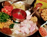 চানা মশালা(chaana masala recipe in Bengali) রেসিপি ধাপ - 1 ছবি