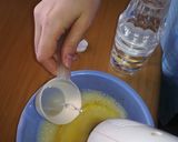 A picture of step 2 of Sweet Mustard sauce.