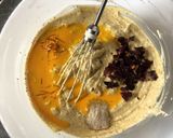 A picture of step 3 of Thandai Shrikhand.