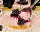 แบล็คเบอรี่ มินิชีสเค้ก ขนมหวานจากผลไม้ฟรีหลังบ้าน 😋 วิธีทำสูตร 6 รูป