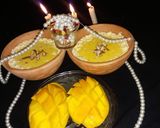 A picture of step 7 of Mango Rabri.