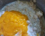 A picture of step 2 of Tropical Mango Oatmeal.