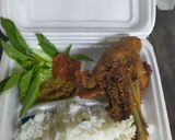 Foto langkah ke 4 dari resep Nasi bebek bumbu kuning with sambal terasi...