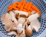 Hình bước làm 1 của món Bánh canh gà và nấm
