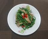 龍鬚菜炒袖珍菇(簡單料理)的食譜步驟5照片