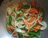 A picture of step 3 of Chapati noodles.
