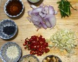 รูปขั้นตอนการทำที่ 4 ของ ยำข้าวปุ้ย กุ้งกริล clean food