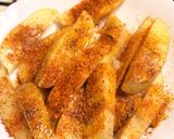 A picture of step 1 of Kids Lunch Box - Baked Potato Wedges.