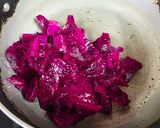 A picture of step 2 of Dragon Fruit Cheesecake.