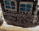 Foto del paso 6 de la receta: Mi casita de jengibre, chocolate y glasé!!🏠🎄🎄🎇