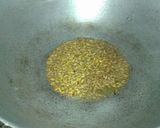 A picture of step 9 of Besan methi ki poori with tomato chutney.