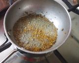 A picture of step 3 of Tomato tambli (tomato raita).