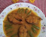 A picture of step 7 of Katla Fish with Ridge Gourd.