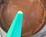Foto langkah ke 9 dari resep Double chocolate cheese cake (tanpa gelatin).