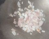 A picture of step 2 of Veg Manchurian fried rice.