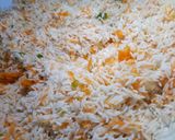 A picture of step 4 of Chicken rice balls.