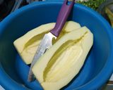 Foto langkah ke 4 dari resep Sayur gedang muda pendamping lontong.