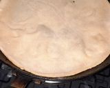 A picture of step 4 of Desi tortilla wrap fusion dish.