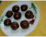 A picture of step 7 of Ragi ladoo.