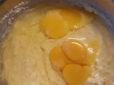 Flan de polenta y coco