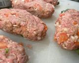 A picture of step 3 of Kofta-esque Lamb Kebab Burgers with Chickpeas.
