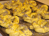 Coronitas de pistacho y maíz