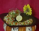 A picture of step 4 of Chilled Boiled Peanuts Vegetables Salad.