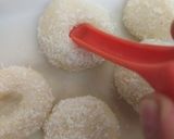 A picture of step 6 of Coconut jam peda.