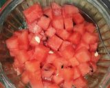 Foto langkah ke 2 dari resep Es Semangka Susu Kedelai.