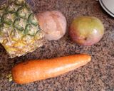 A picture of step 1 of Pineapple mango carrots juice #author marathon.