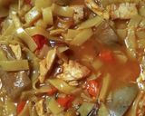Foto del paso 9 de la receta: 🫛Sopa de fideos de arroz con tofu, pollo y verduras🫛
