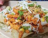 A picture of step 5 of Kurkure chaat.