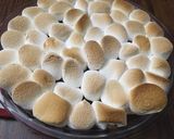 A picture of step 4 of S’mores dip.