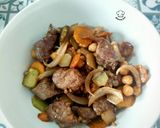 Foto del paso 5 de la receta: Salteado de garbanzos con carrillada y verduras