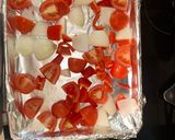 A picture of step 2 of Roasted Tomato and Bell Pepper Soup.