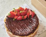 Foto langkah ke 5 dari resep Basque Burnt Cheesecake.