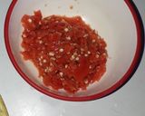 A picture of step 2 of Yam balls and sauce.